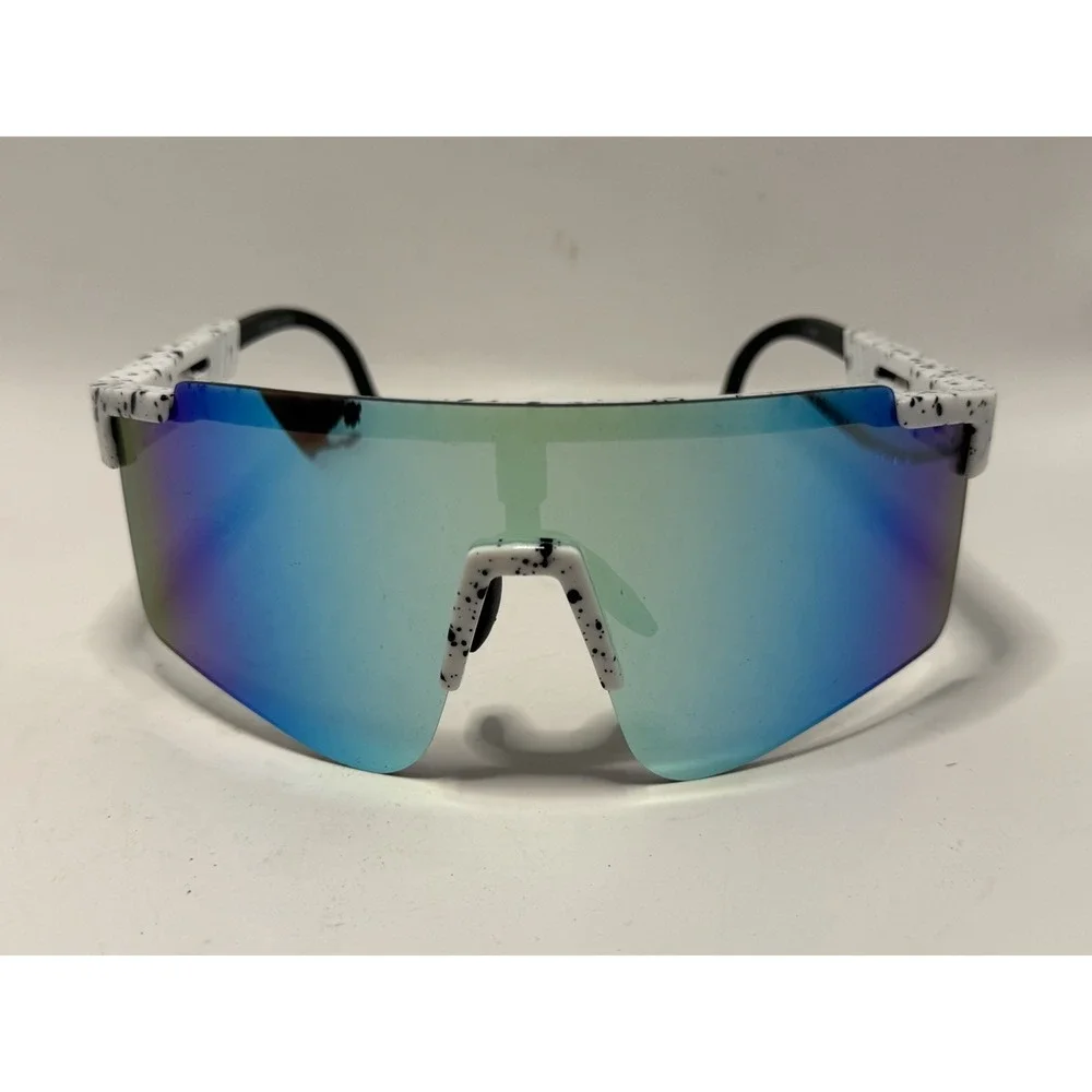 Sport Shield Sunglasses OT666 Blue‎ Mirror UV400 CAT 3 Cycling Running
